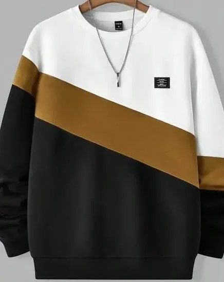 Black,brown and white custom made sweatshirt manufactured by farnix sports
