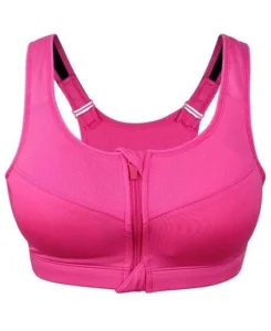 Custom made pink sports bra